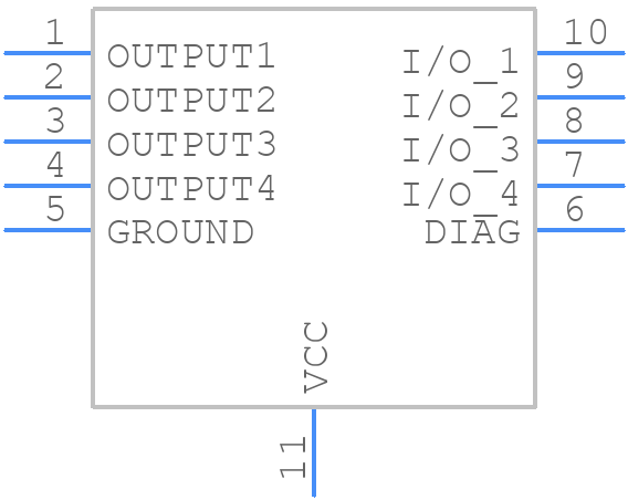VN340SPTR-E - STMicroelectronics - PCB symbol