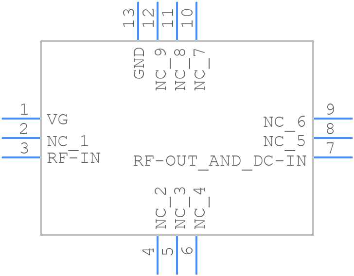 TSS-13HLN+ - Mini-Circuits - PCB symbol