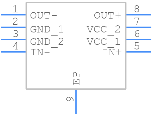MAX40026ATA+T - Analog Devices - PCB symbol