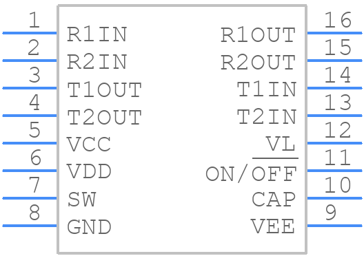 LTC2803IGN-1#PBF - Analog Devices - PCB symbol