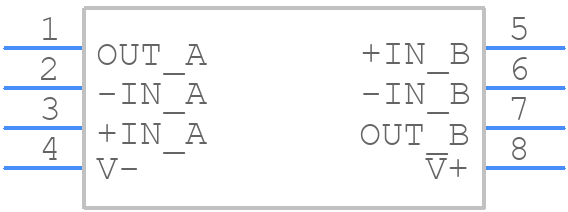 OPA2347EA/3KG4 - Texas Instruments - PCB symbol