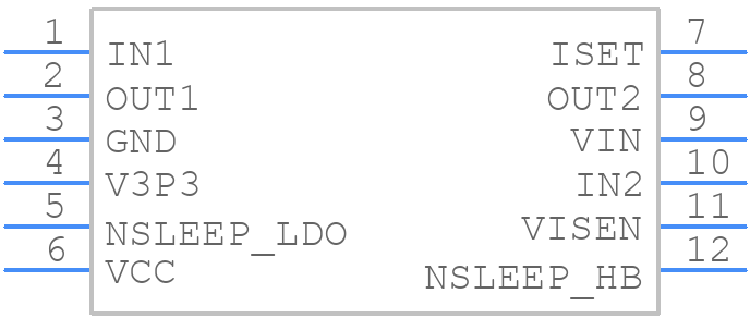 MP6550GG-Z - Monolithic Power Systems (MPS) - PCB symbol
