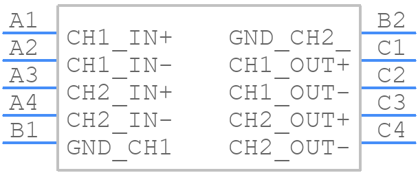 PCMF2HDMI2BA-CZ - Nexperia - PCB symbol