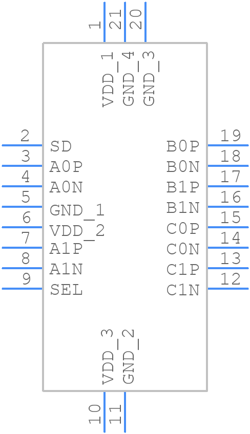 NL3HS3124AMNTWG - onsemi - PCB symbol