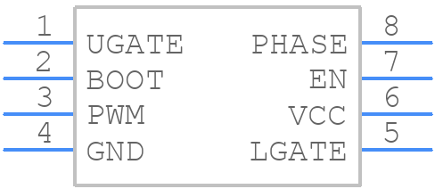 ISL6609IBZ - Renesas Electronics - PCB symbol