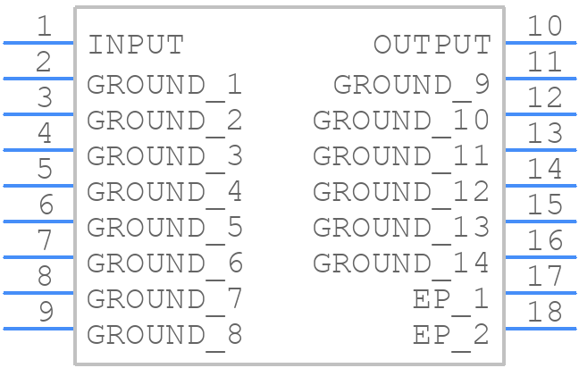 CBP-2400A+ - Mini-Circuits - PCB symbol
