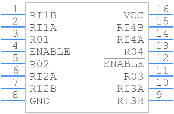 SP26LV432CN-L - MaxLinear, Inc. - PCB symbol