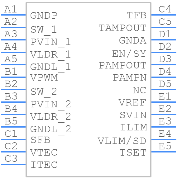 LTM4663IV#PBF - Analog Devices - PCB symbol