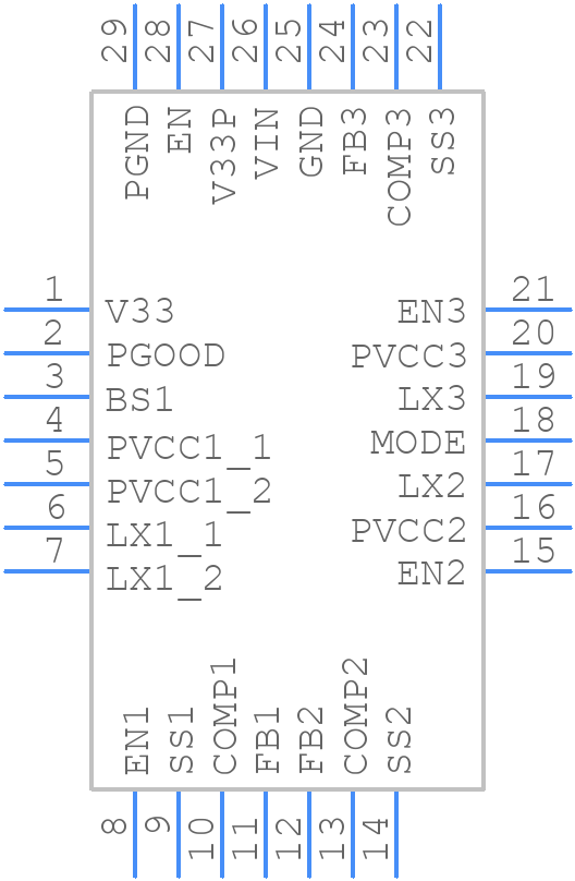 G5175RV1U - Global Mixed-Mode Technology - PCB symbol