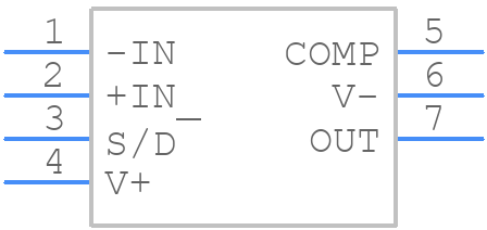 LT1206CT7#PBF - Analog Devices - PCB symbol