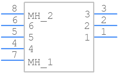 M80-5430605 - Harwin - PCB symbol
