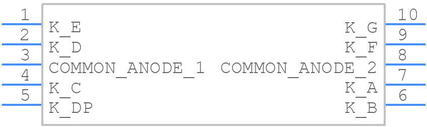 SDSA56R2W - ChromeLED - PCB symbol