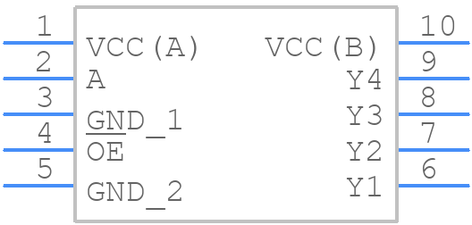 74AVC1T1004DPJ - Nexperia - PCB symbol