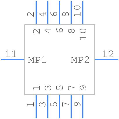 M40-3020546R - Harwin - PCB symbol