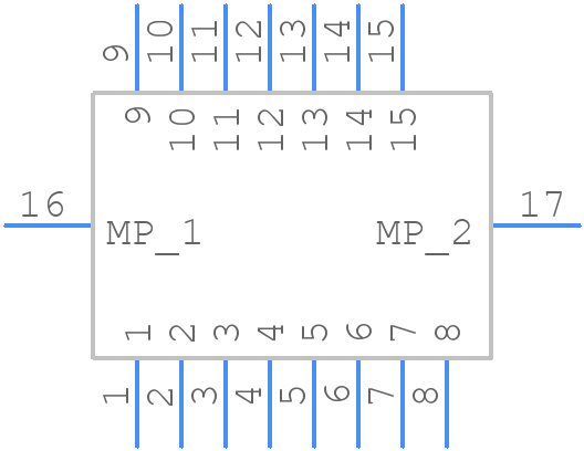 M40-6001546R - Harwin - PCB symbol
