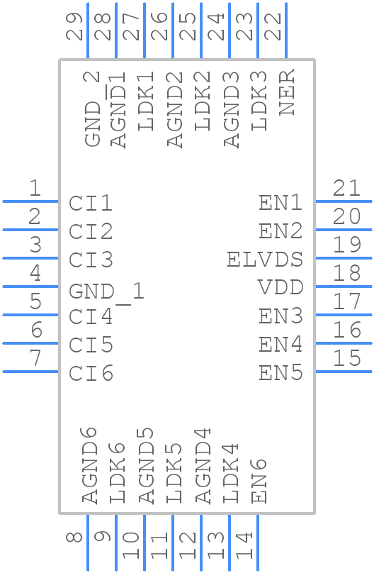 IC-HG30 - LASER COMPONENTS - PCB symbol