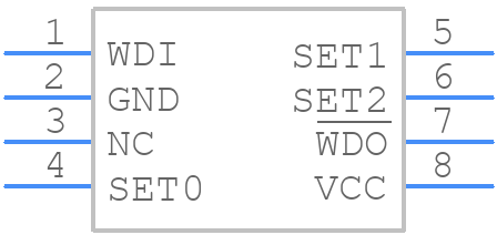 MAX6369KA+T - Analog Devices - PCB symbol