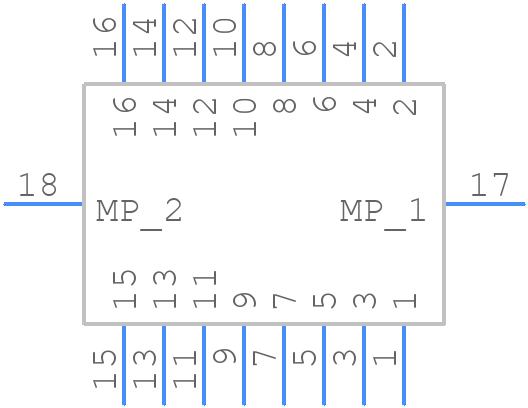 M402VF-3-016-02NR - Harwin - PCB symbol