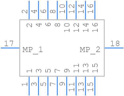 M402VM-3-016-02NR - Harwin - PCB symbol