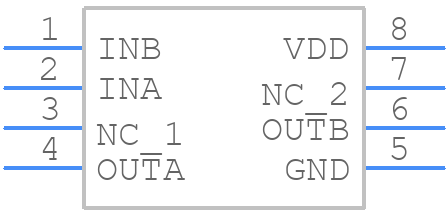 NJU7386RB1 - JRC - PCB symbol