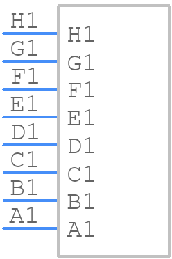 M80-5000000M3-08-331-00-000 - Harwin - PCB symbol