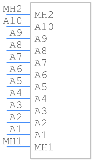 M80-5000000M3-10-331-00-000 - Harwin - PCB symbol
