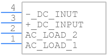 SSRF-240D25R - TE Connectivity - PCB symbol