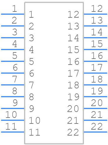 M80-5022205 - Harwin - PCB symbol