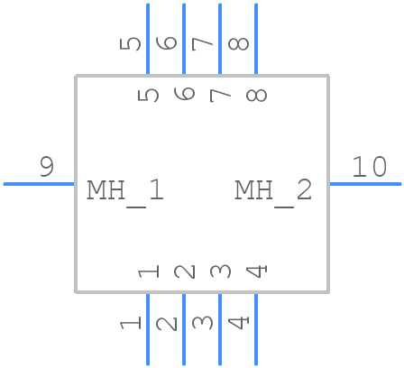 M80-5120805P - Harwin - PCB symbol