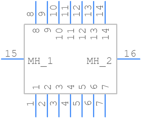 M80-5121405P - Harwin - PCB symbol