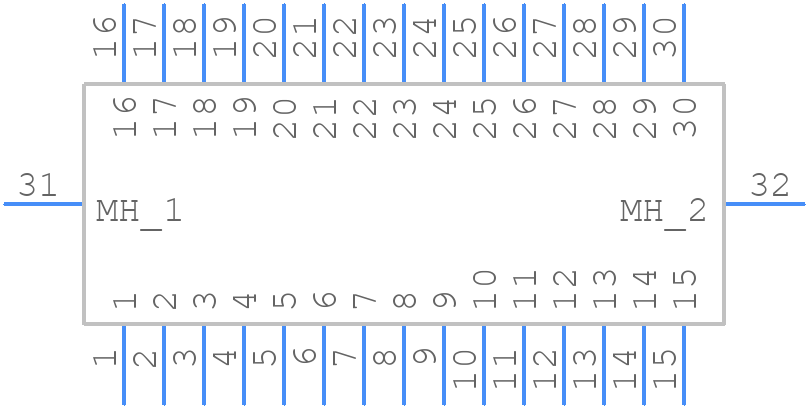 M80-5123042P - Harwin - PCB symbol