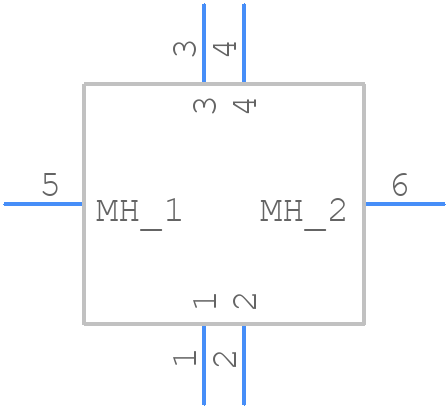 M80-5130405 - Harwin - PCB symbol