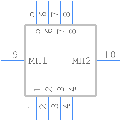 M80-5130822 - Harwin - PCB symbol