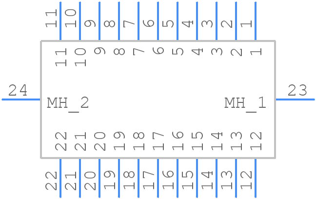 M80-5L12222M5 - Harwin - PCB symbol