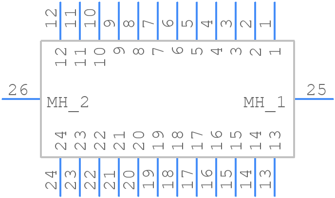 M80-5L12422M5 - Harwin - PCB symbol