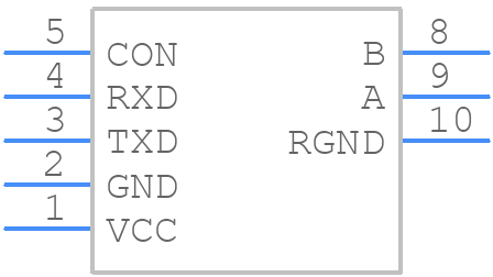 TD301D485 - Mornsun Power - PCB symbol