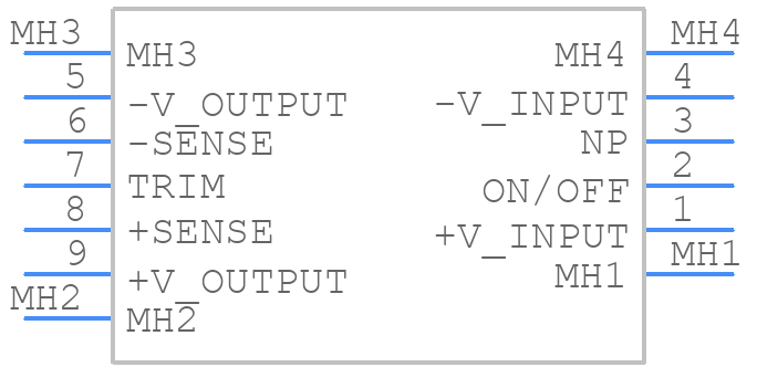 CHB300-300S05 - Cincon - PCB symbol