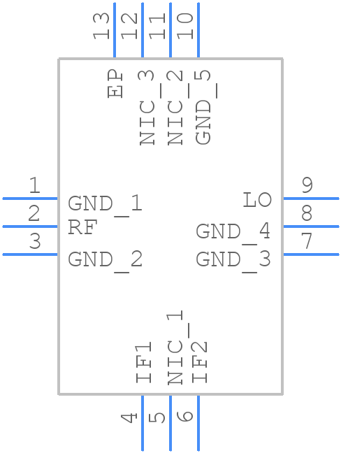 HMC524ALC3B - Analog Devices - PCB symbol