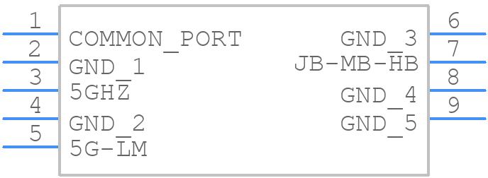TPX255925MT-7062B1 - TDK - PCB symbol