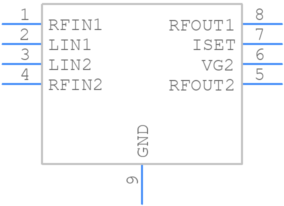 QPL8834TR13 - Qorvo - PCB symbol
