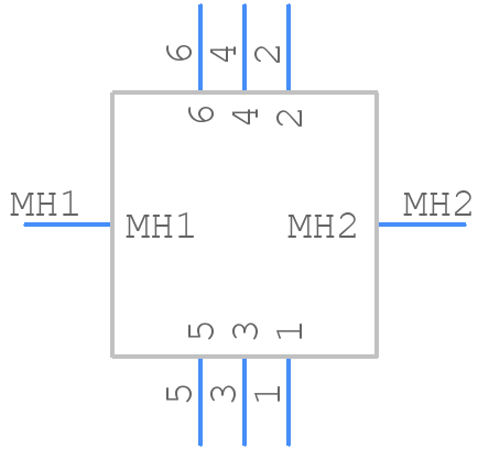 M80-4T20642F3 - Harwin - PCB symbol