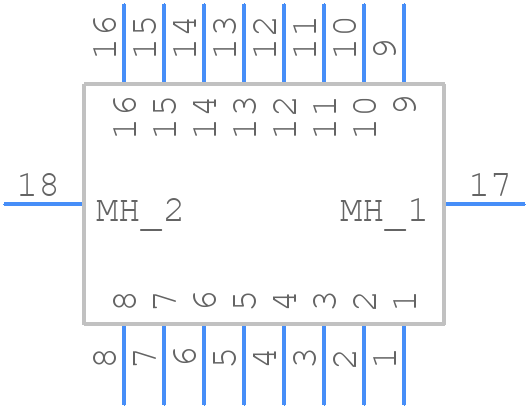 M80-4T21642F3 - Harwin - PCB symbol