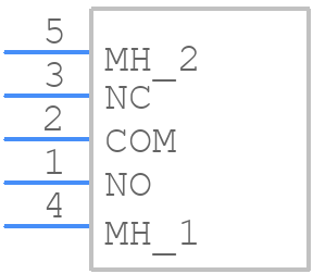 2MS1T1B2VS2QES - Dailywell - PCB symbol