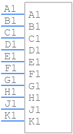 M80-4000000F8-10-321-00-000 - Harwin - PCB symbol