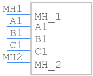 M80-5000000M2-03-331-00-000 - Harwin - PCB symbol