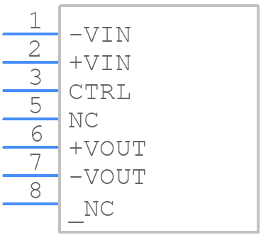 RS-123.3S - RECOM Power - PCB symbol