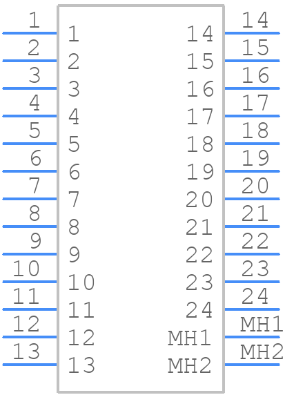 M80-5T11205M3-04-311-00-000 - Harwin - PCB symbol