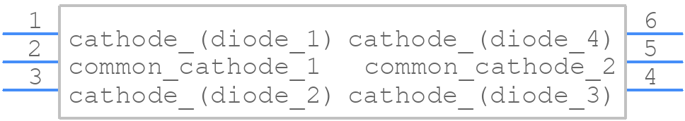 PESD5V0U4BF,115 - Nexperia - PCB symbol