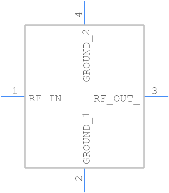 HFCN-1200D+ - Mini-Circuits - PCB symbol
