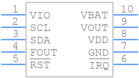 RX8130CE:BB - Epson Timing - PCB symbol